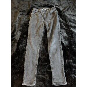 Levis Mile High Super Skinny Jeans Womens 28 Black High Rise Skinny Denim